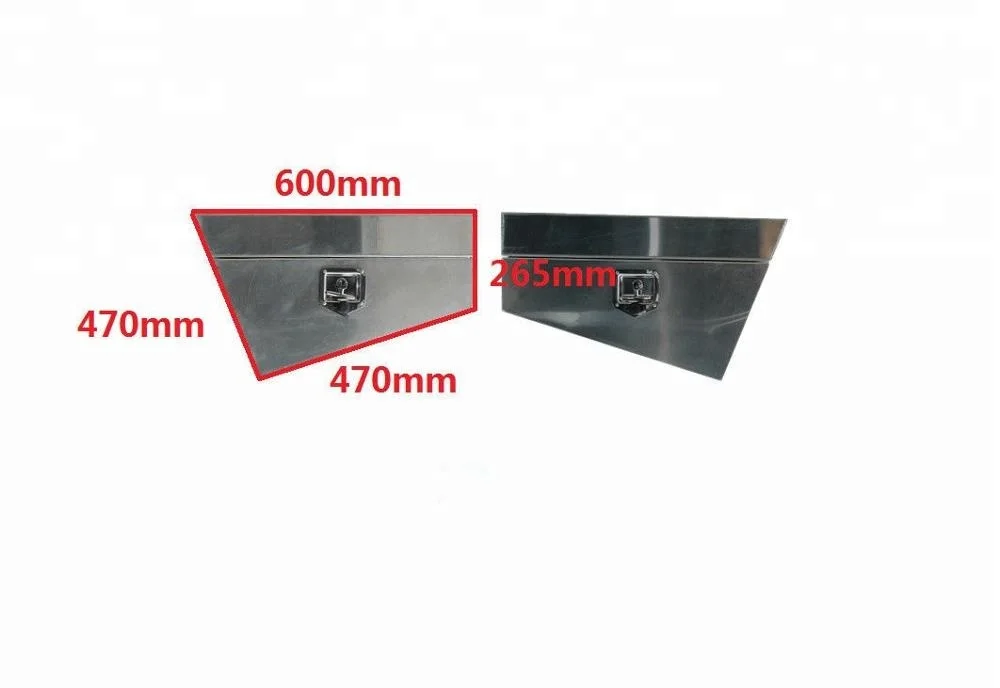 Tapered Aluminium Under Tray Ute Tool Box