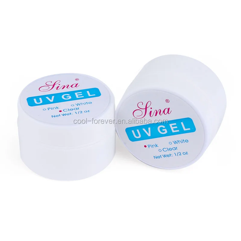 Clear White Pink 15g Nail Primer Base Top Coat Decor