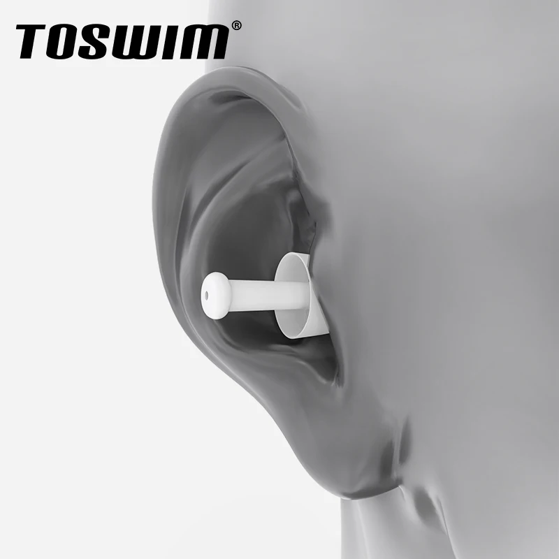 professional durable waterproof silicone swimming ear plugs