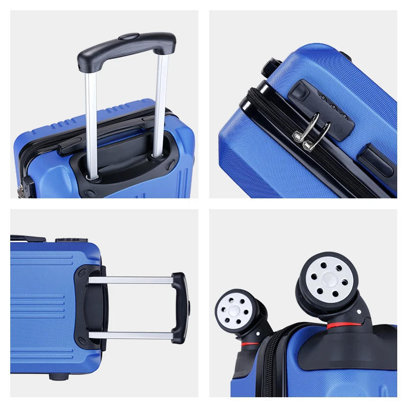 Изготовленный на заказ 20 дюймов АБС твердая ударопрочная сумка для путешествий чемодан для ручной клади тележка для багажа сумки для путешествий сумка для багажа