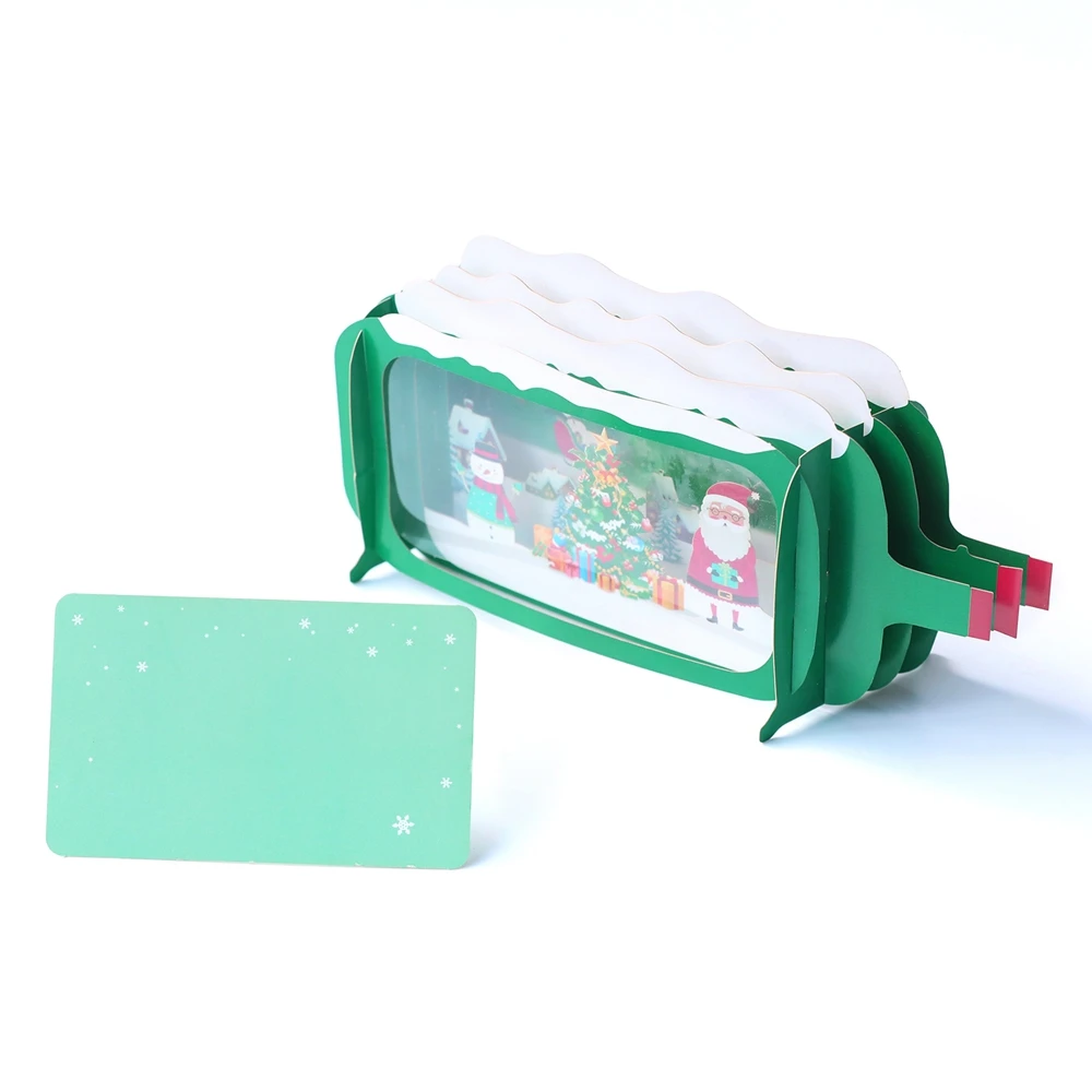 
handmade paper material Christmas drift bottle for christmas greeting 
