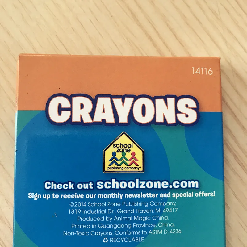 Wholesale 8 Pack Non Toxic Wax Crayon 8 Packs