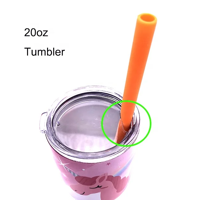 255*12*9mm Straight Reusable Colorful Edible Safety Drinking Silicone  Eco Friendly Straws For Smoothie and Milk Shake