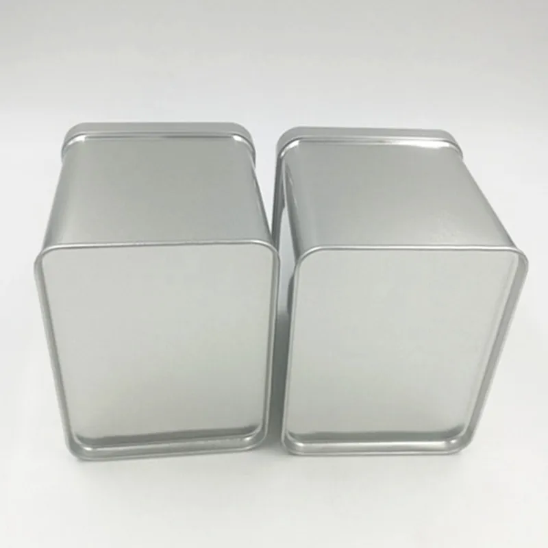 
24pcs a lot plain rectangular tin box tea tin box tea container food tin can candy and gift box 