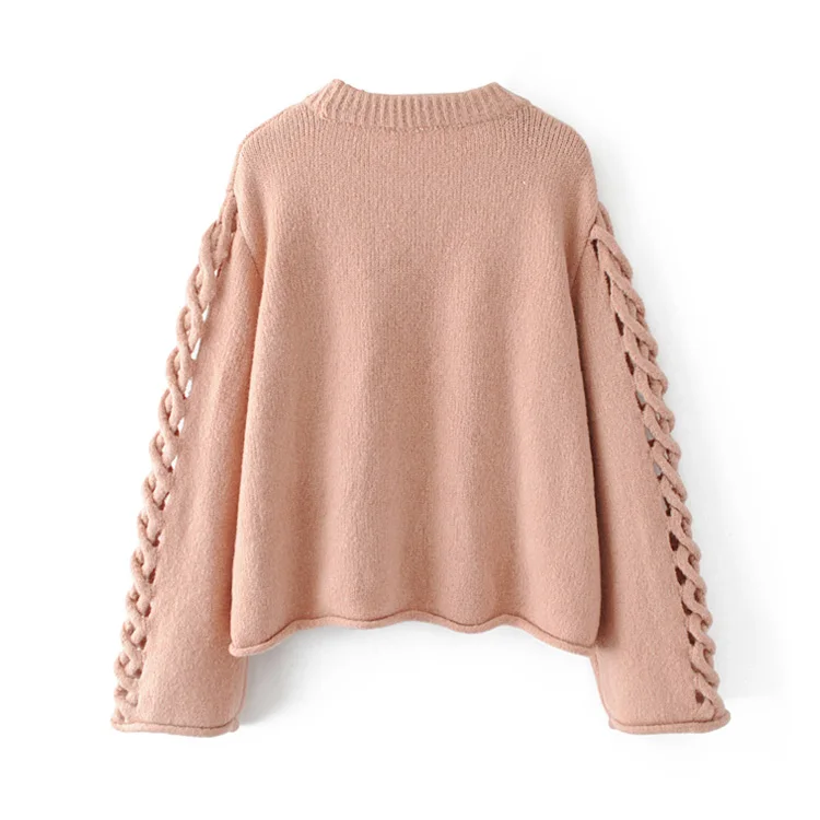 Women trendy clothes woolen sweater new designs for ladies pullover clothing