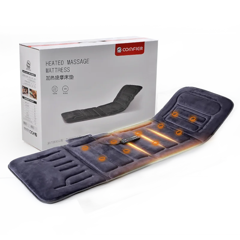 Comfier Hot product Vibration folding massage mattress with 10 motors