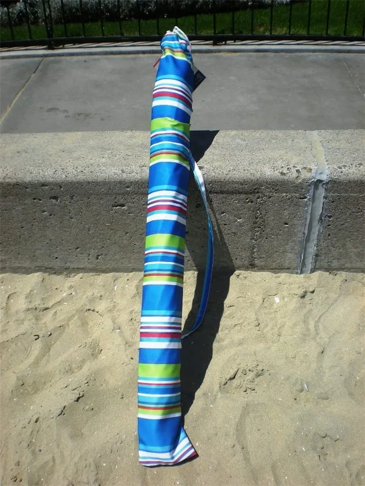 Dia 180cm standard size stripe sun garden parasol beach umbrella