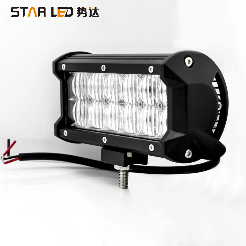 Dual line Spot flood 3D 4D 6inch 36W LED Bar Light for 4X4 Truck