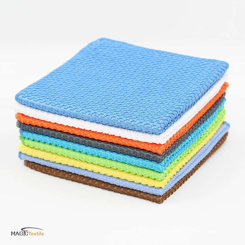 wholesale mini direct cloth recycled magic microfiber polyester polyamide fabric cloth for cleaning