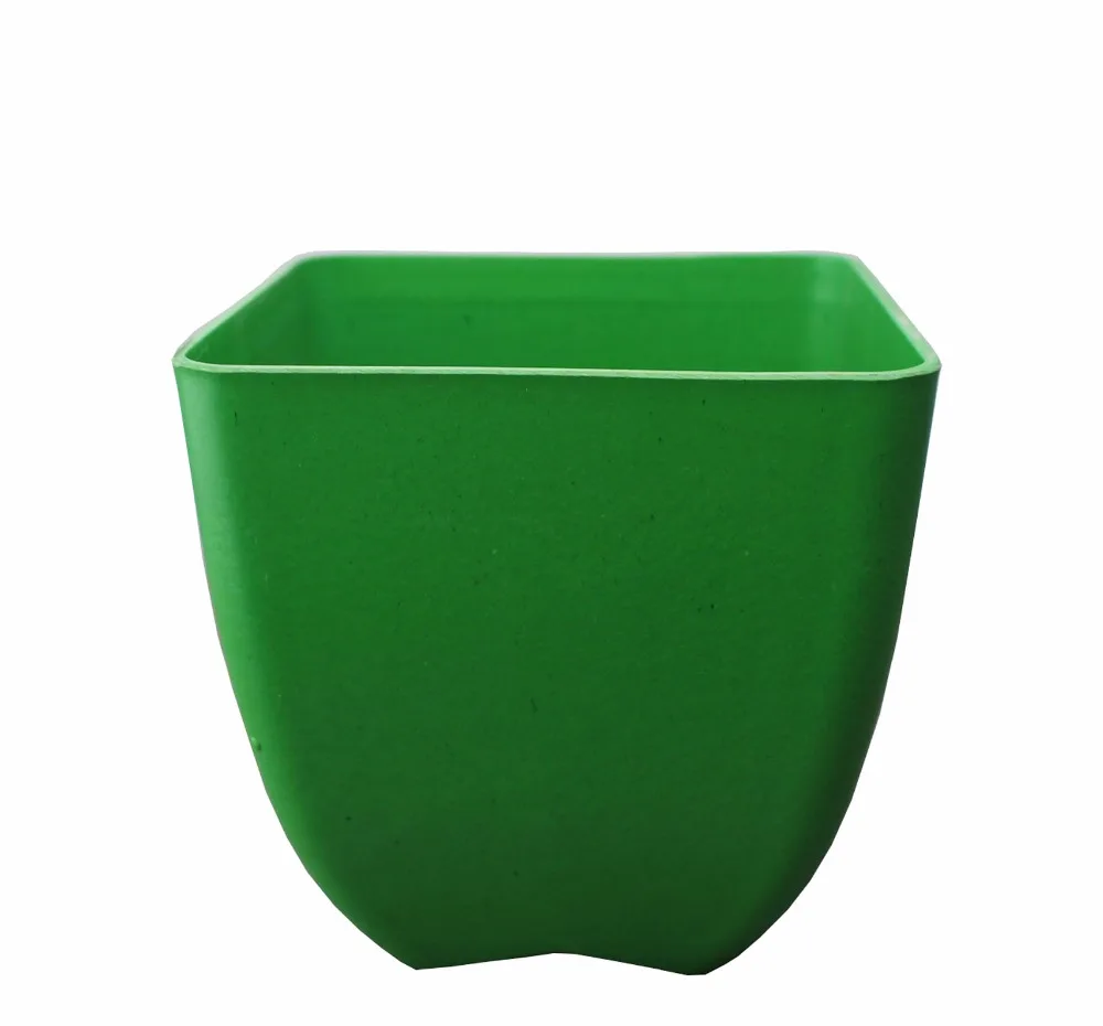 eco round bamboo fiber glass vases