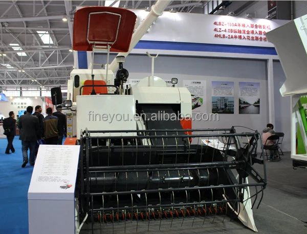 
big rice combine harvester 