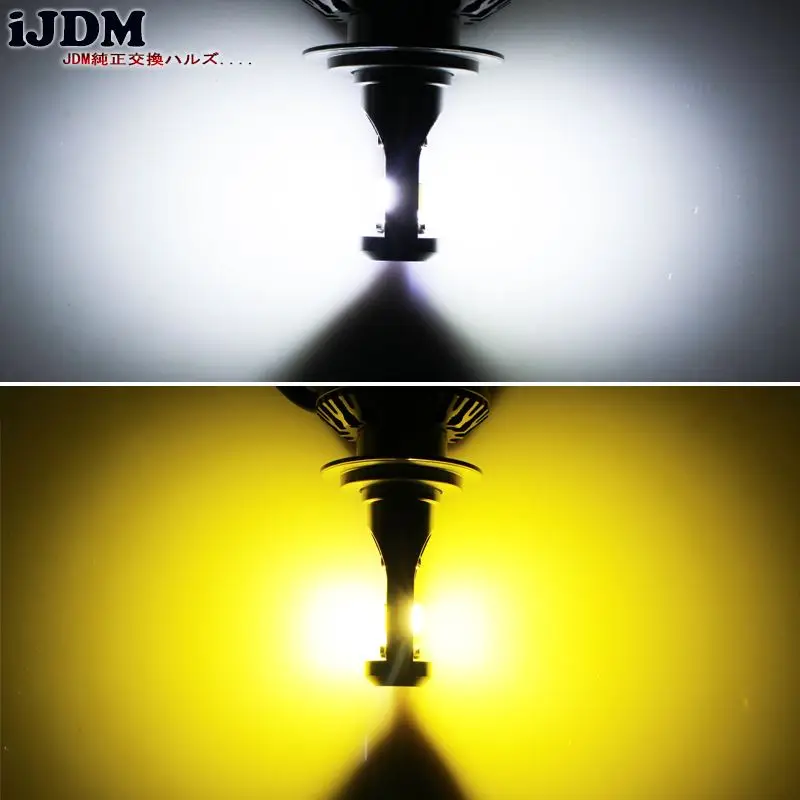 Headlight Bulbs Color Switchable HID White/Gold Yellow H8 H11 LED Car Headlights or Car Fog Lights Driving Light Bulbs DRL