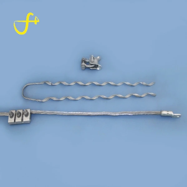 
OPGW/ADSS high tension clamp fiber optic cable clamp preformed clamp for overhead conductor transmission line 