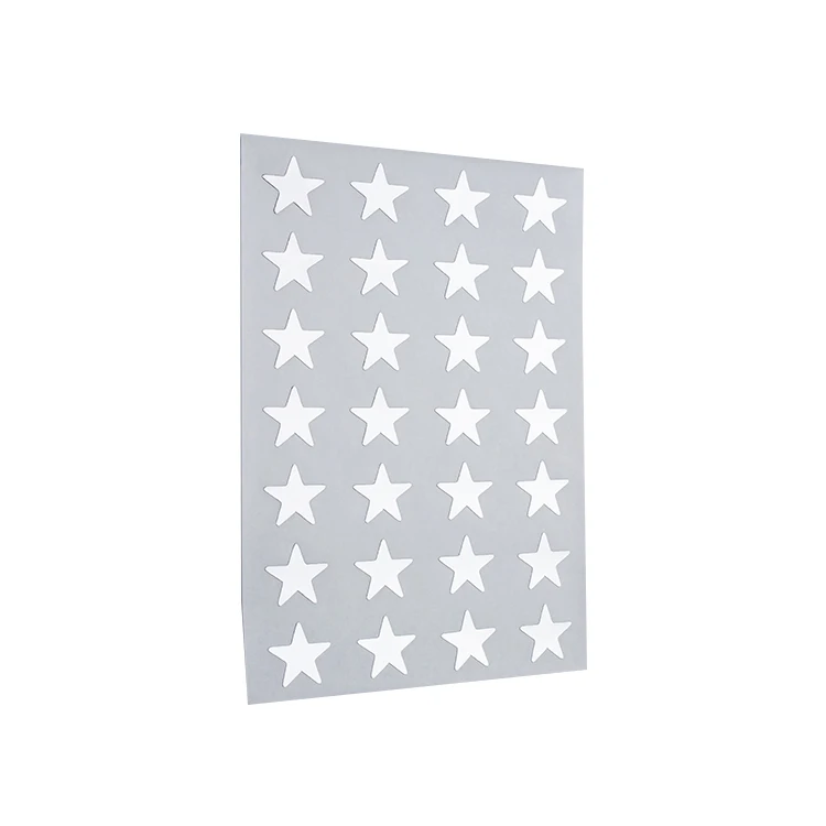 Promotional star shaped self-adhesive sticker for kids