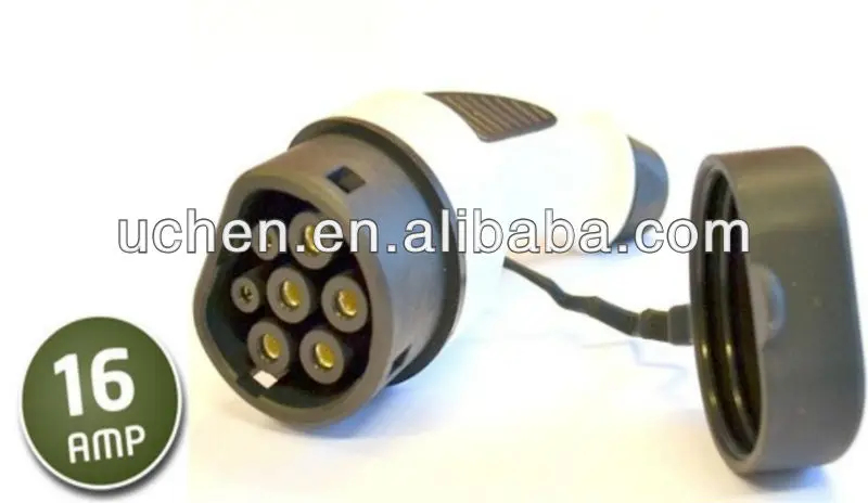 Достар Европейский стандарт 7 pin iec 62196-2 ev зарядки разъем с крышкой