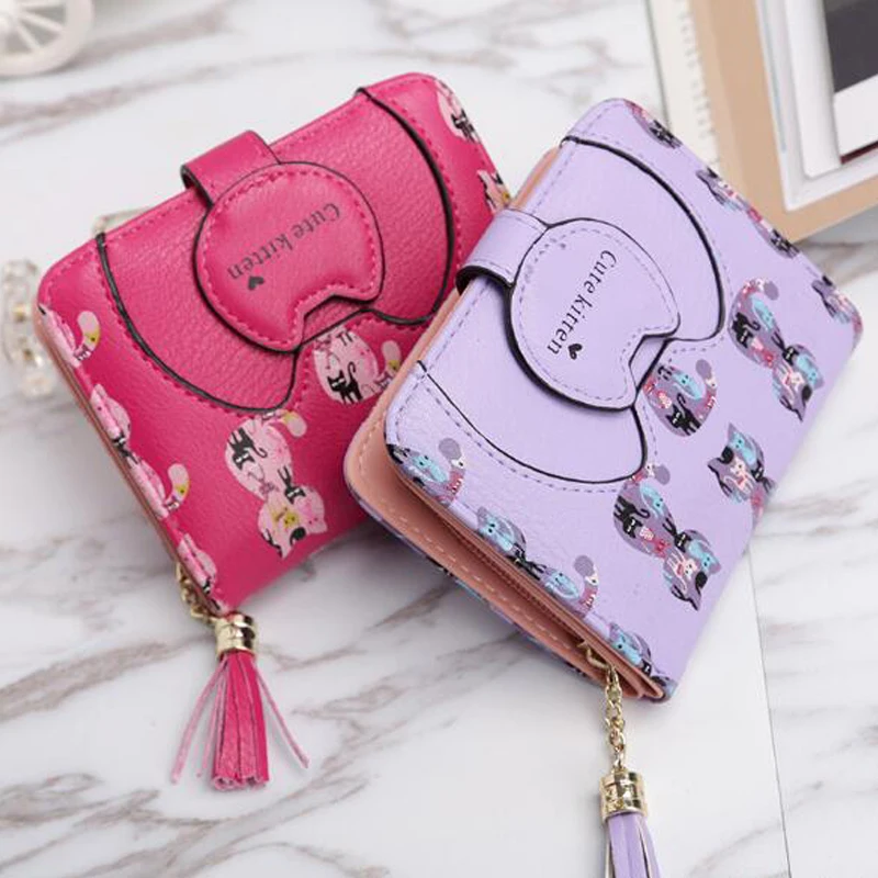 wholesale market in mumbai card holder wallet small cute cat purse for girls