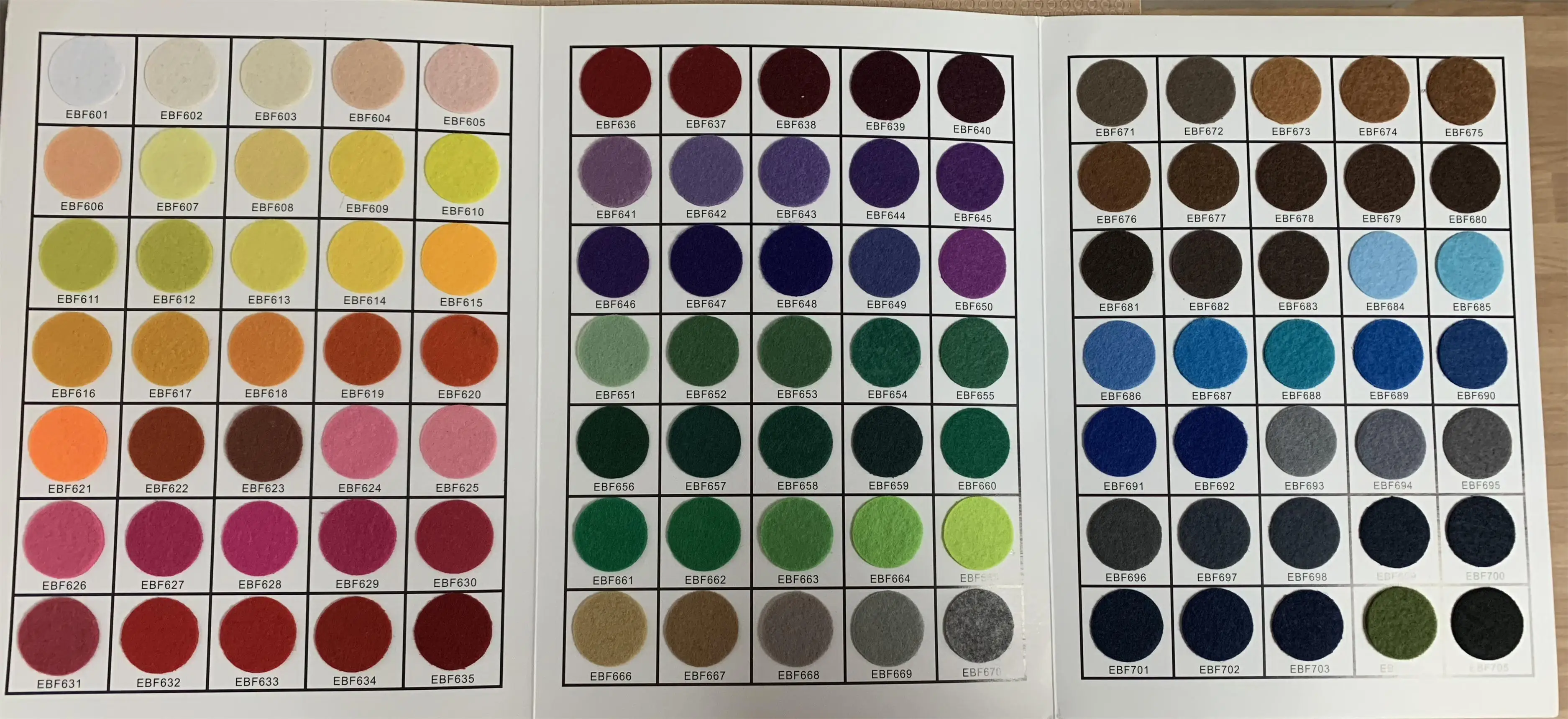 Цветной нетканый полиэфирный войлок с иглопробивкой фетр ручной работы суперсортный филтро