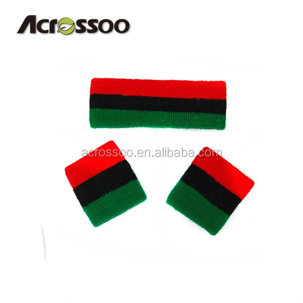 Рекламный Дешевое одноразове махровое хлопковое sweatband Браслет и повязка на голову; Комплект одежды