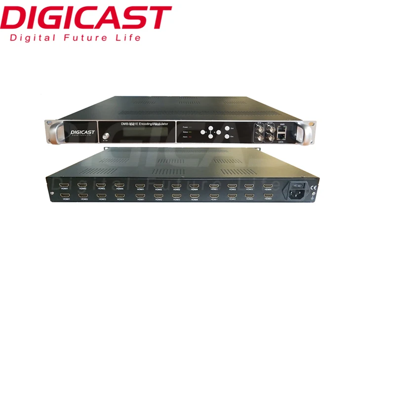 Digital Cable TV Solution  8 12 16 24 Channels H.264 HD MI to DVB-T RF Modulator Mpeg4 Encoder Modulator