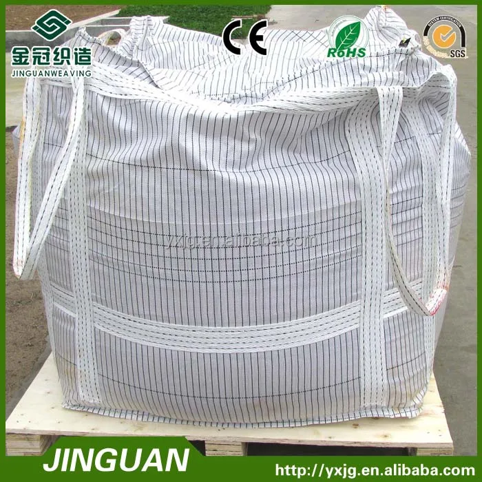 belted loop FIBC bag