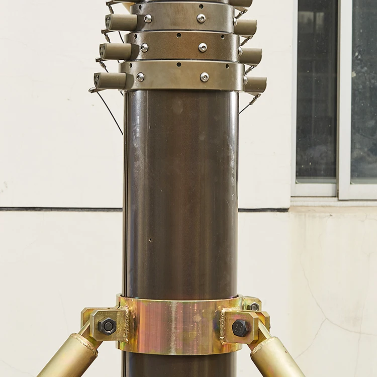 Pneumatic heavy antenna pole hard anodizing 6m mast