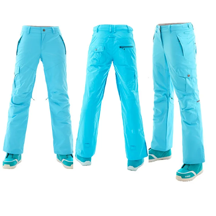 
Shiny Wholesale Waterproof Snowboarding Custom Women Snow Winter Ski Pants Men 