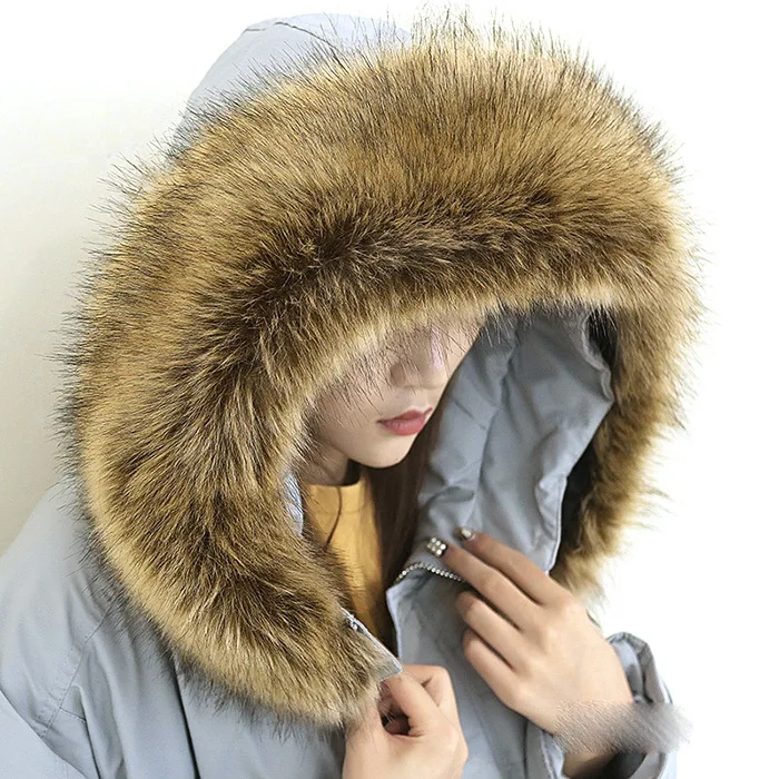 
 Женская ночная рубашка платье ночнушка из искусственного меха енота, с меховым воротником, зимнее пальто  