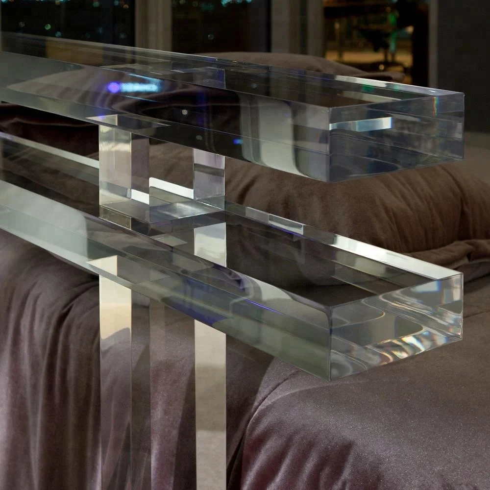 All transparent removable acrylic bedroom bed
