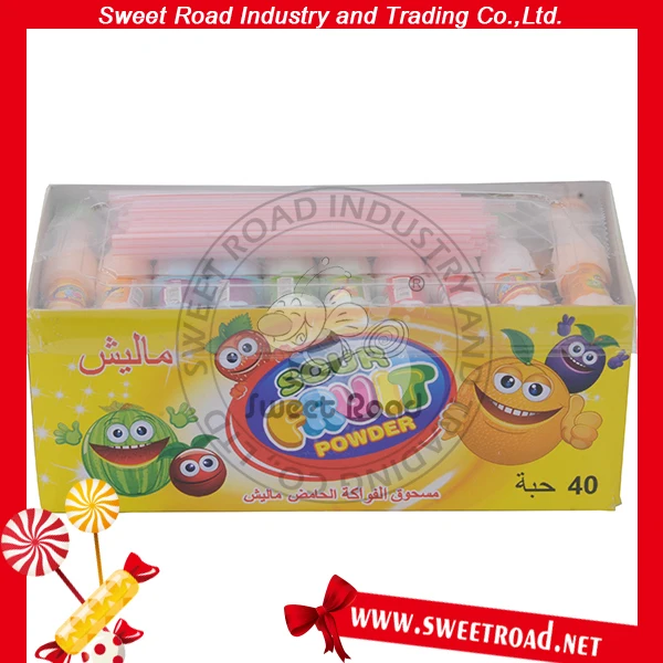 Бутылка газировки, Кислая фруктовая пудра, конфеты