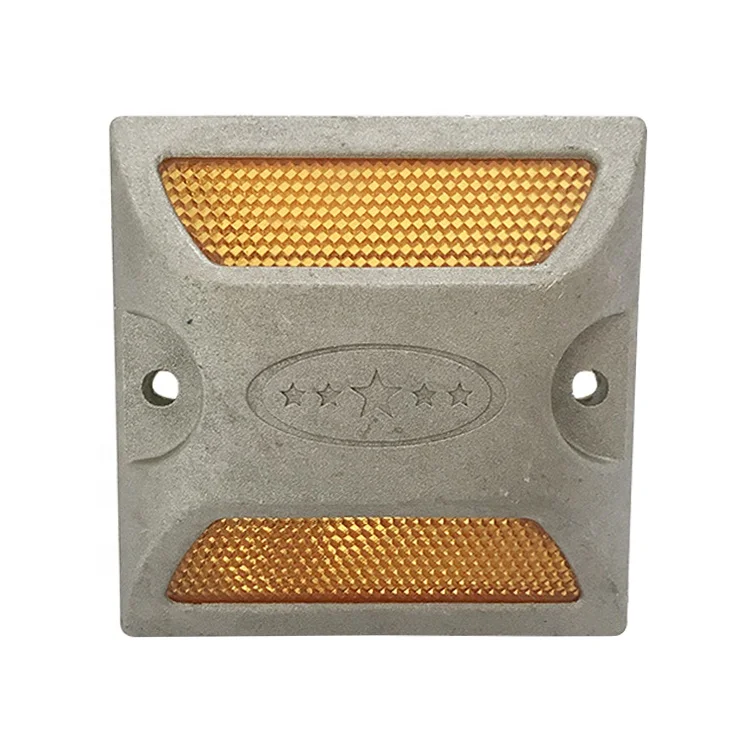 Factory directly aluminum cat eyes pavement marker reflective road stud