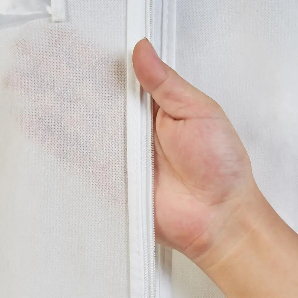 
Dongguan White Non Woven Large Wedding Dress Garment Bag, Wedding Gown Storage Bag 