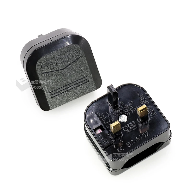 Fast Lesd Time Type G UK Fused Plug Adaptor European 2 Pin To UK 3 Pin uk travel adapter