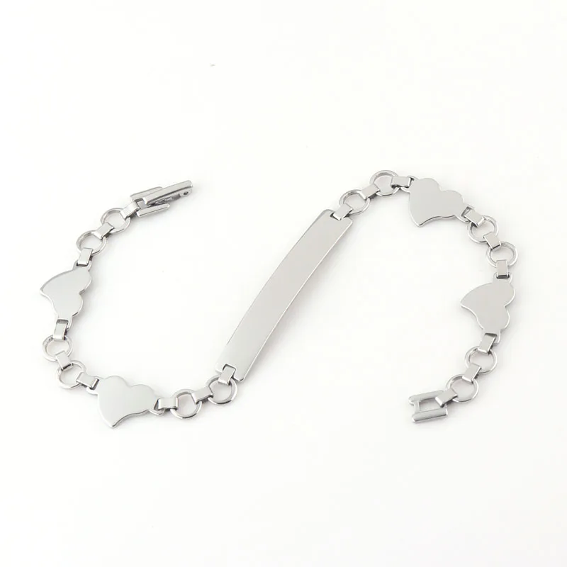 Free Sample Wholesale Custom Engraved Stainless Steel Bracelet Blanks Unique Bangle Jewelry