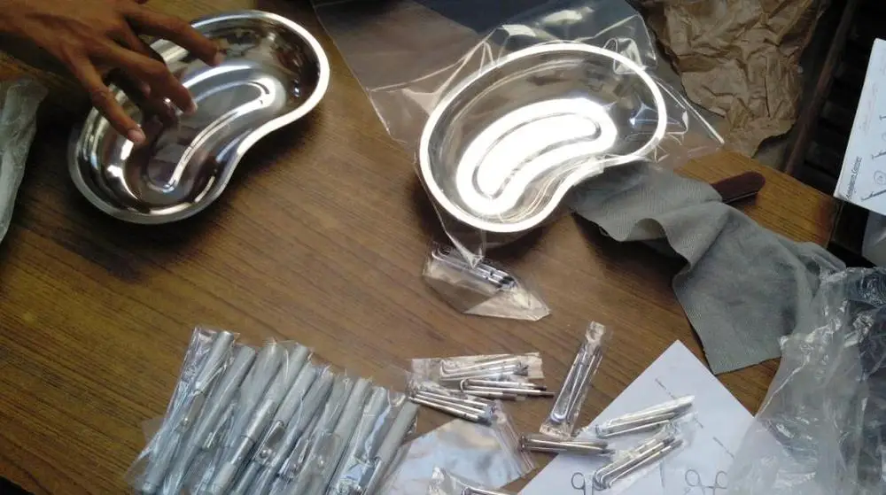  Профессиональный хирургический поднос для почек раковина инструмент из нержавеющей стали