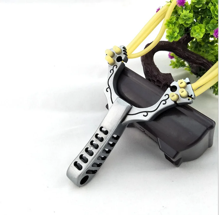 Металлическая резиновая мощная катапульта, складная охотничья Рогатка, наружная Рогатка SP009