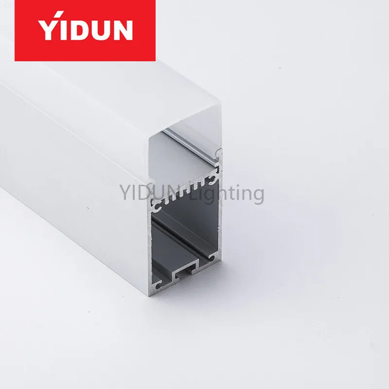 Современный 1/2/3 метр алюминиевый профиль светодиодный светильник с анодированной поверхностью квадратный круглый узор полосы для Автостоянки