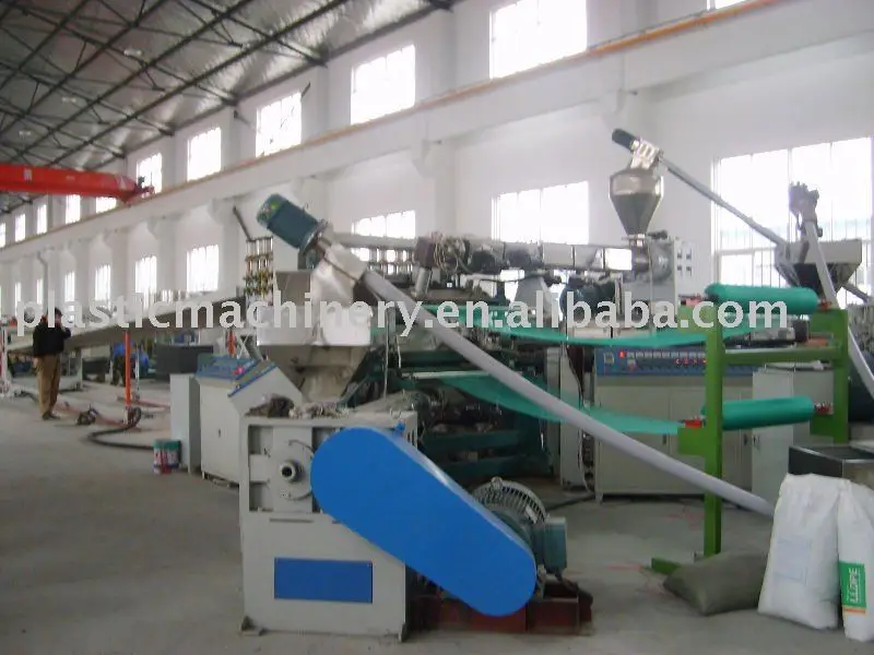 Полиэтиленовая, полипропиленовая и стекловолоконная сетка, пятислойная строительная опалубка, производственная линия (пластиковая техника)