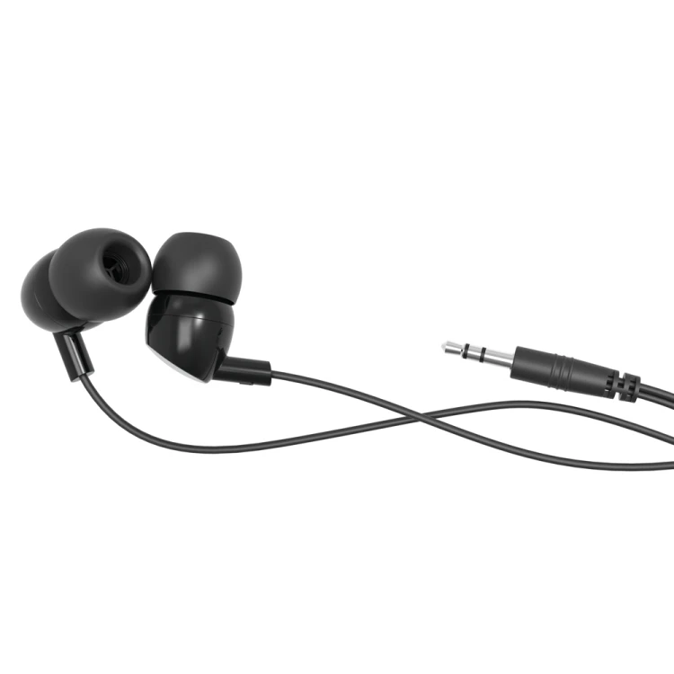 Most popular disposable 3.5mm plug or airplane adapter wired in-ear earphone for airline/conference/travelling/bus use