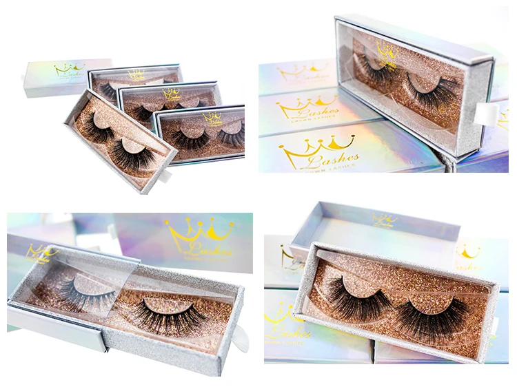 Eyelash Manufacturer Wholesale Korea Real Mink  Eyelash with Factory Own Brand Packing