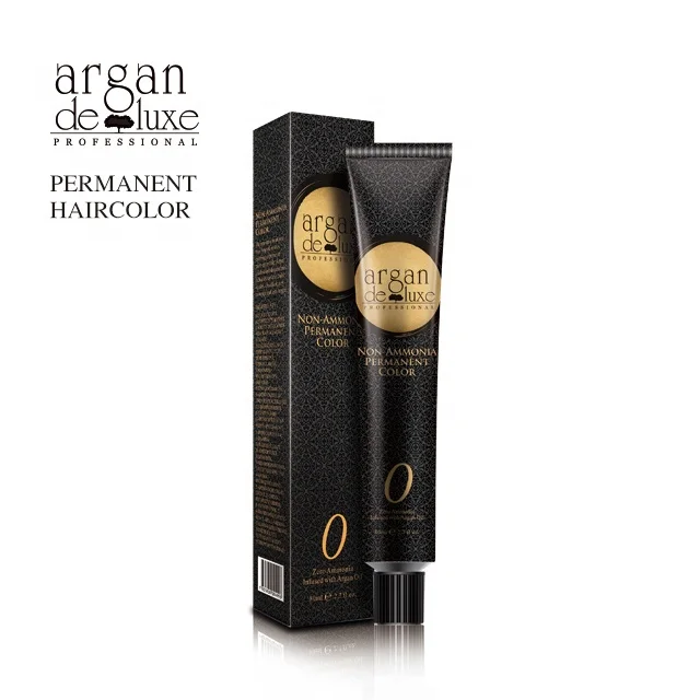
No Ammonia argan oil private label hair color cream 
