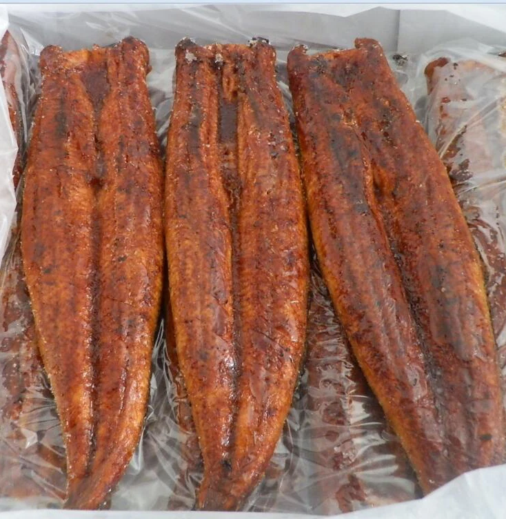 Высокое качество японские суши Замороженные Unagi Kabayaki без головы заднюю обжаренный угрь