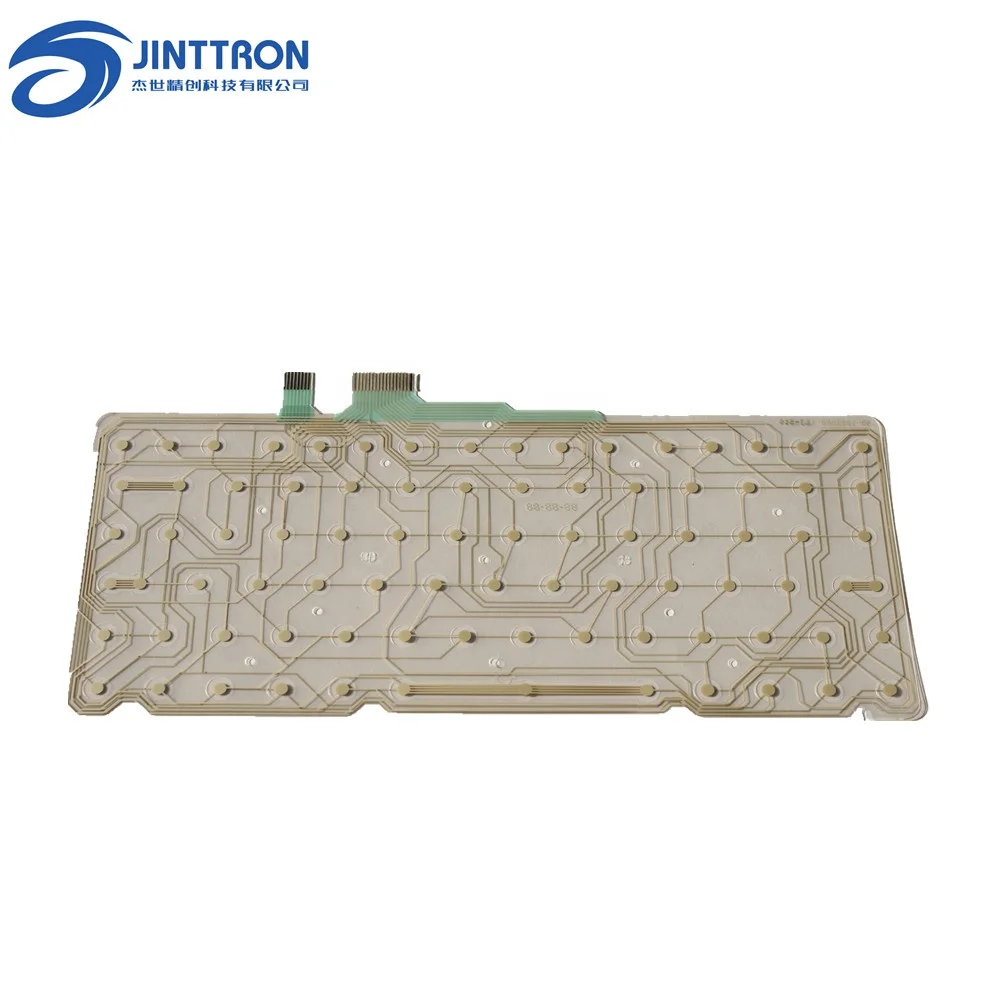 Custom flexible printed circuit film circuit can be combined with membrane keypad/ keyboard switch and PCB board