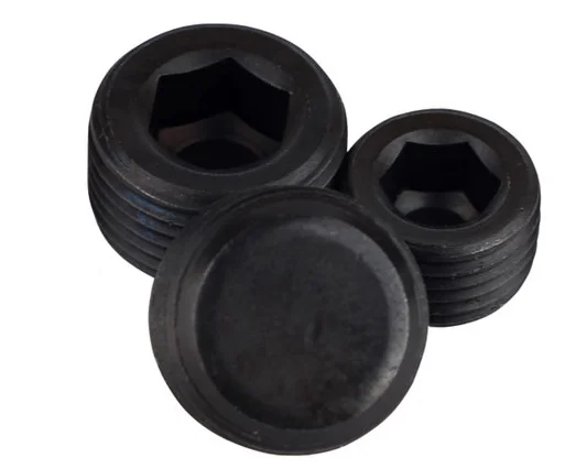 M3 M4 M5 M6 M8 M10 M12 Steel hydraulic screw plug DIN906 Hex Socket Pipe Plugs Screw
