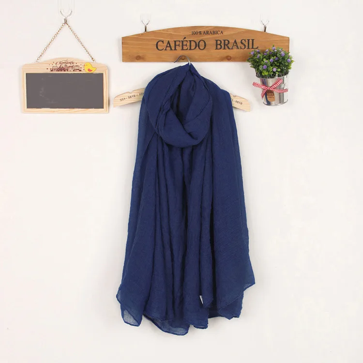 Wholesale Stock New Design Printing Shawl Women Cotton Lady Hijab Scarf