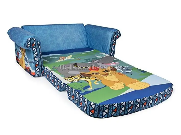 Foam Children Sofa Bed Multi-function Soft Sofa -Blue Color for kids