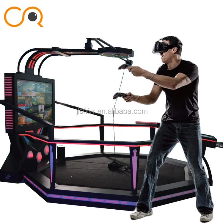 Factory Price Indoor Games Machine HTC VIVE Virtual Reality 9D VR Walker VR Treadmill Applied To Shopping Mall