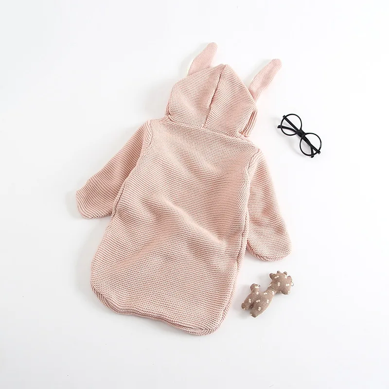 
BKD Cute Rabbit Cartoon Baby Sleeping Bag Blanket Wrap Bedding Envelope For Newborns 