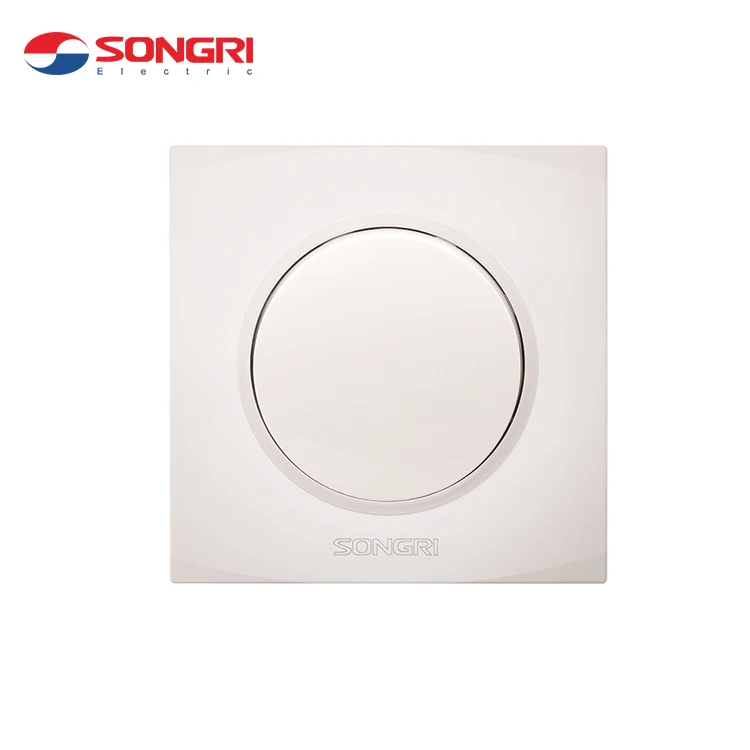 
1gang white wall mounted electric toggle switch easy installation wall switch 