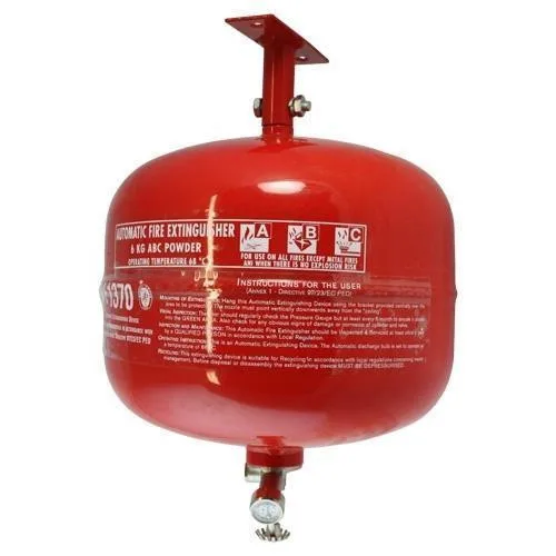Fm-200 Fire Suppression System Automatic Fire Extinguisher Alarm ABC Dry Powder Steel12 Hanging 14 Bar 25 Bar CN;ZHE 3.2kg 300mm