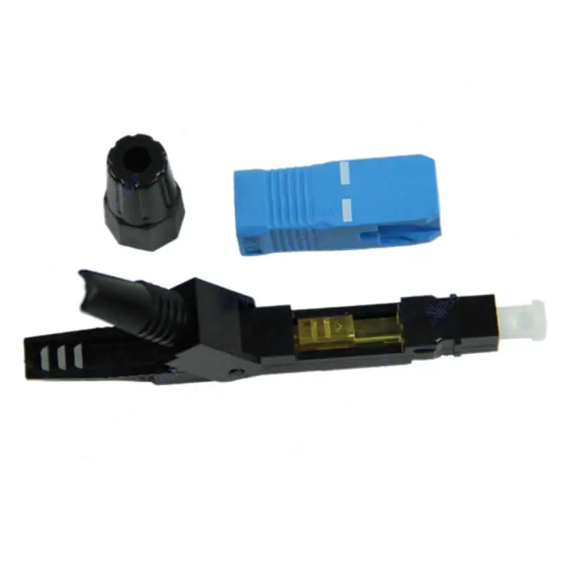SC/UPC SC/APC SC Quick Assembly Connector for FTTH Fiber Optic Drop Cable